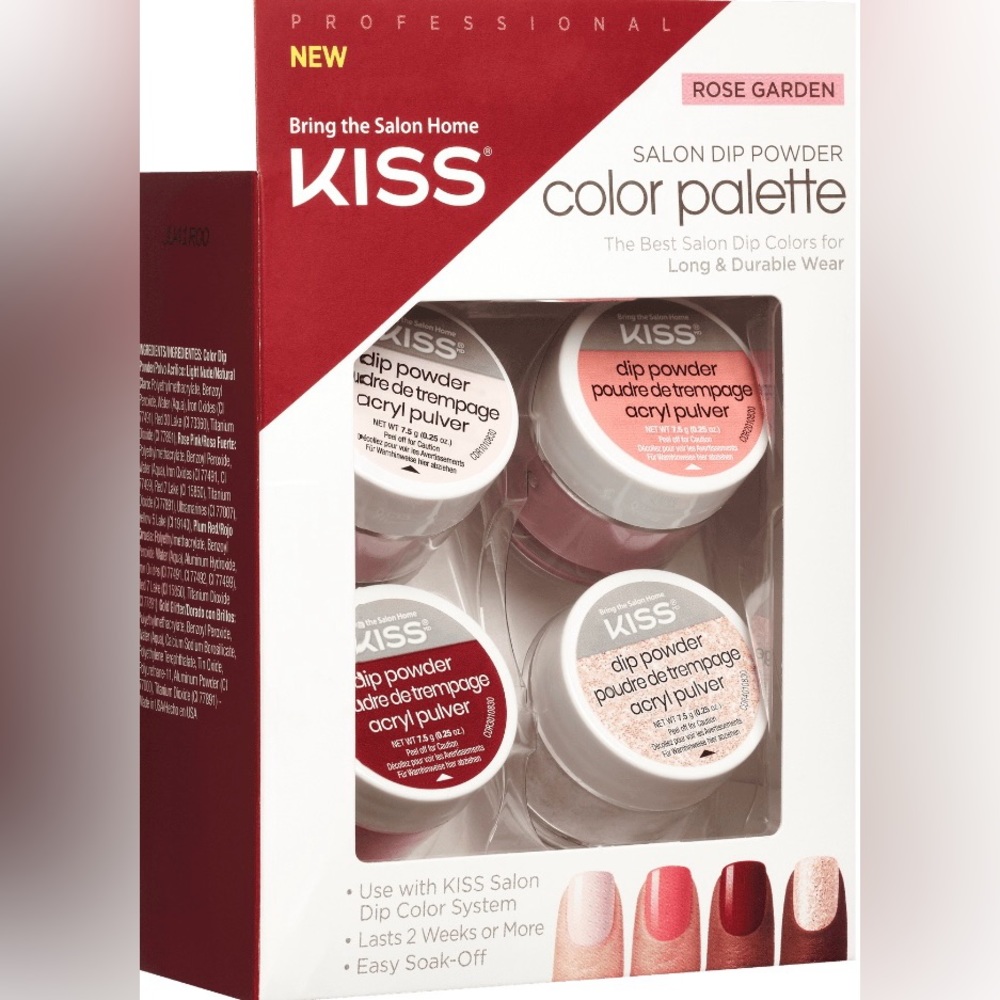 KISS Salon Dip Color Palette - Rose Garden
